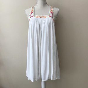 LILLY PULITZER Beaded White Flowy Swing Dress